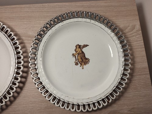 Lot assiettes ajourées - lot, de