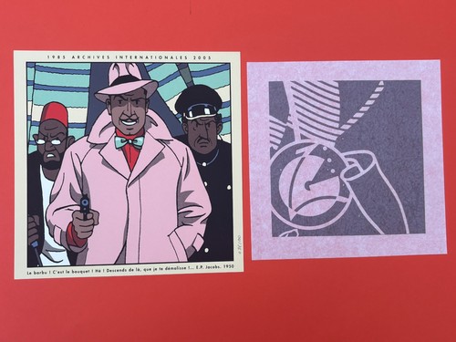 Jacobs serigraphie carte - jacobs,