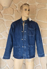 Blouson en jeans bleu marque