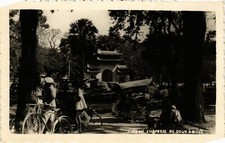 CPA AK VIETNAM INDOCHINA Saigon Charette de deux boeufs (957856)