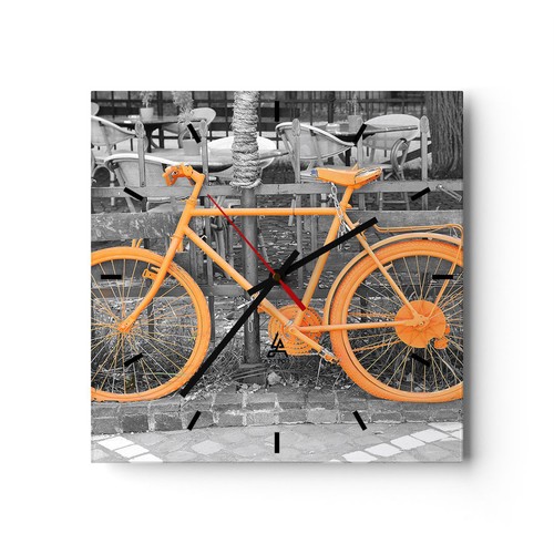 Horloge murale verre - horloge,
