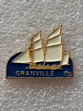 Pin’s Bateau Granville Boat Vieux Gréements Granvillais Bisquine Pêche La Manche