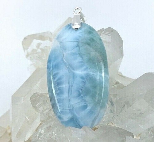 Pendentif larimar pierre - larimar,