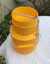 Berthe à lait - Bidon de lait - Pot à Lait N°451 plastique Orange 1 litre