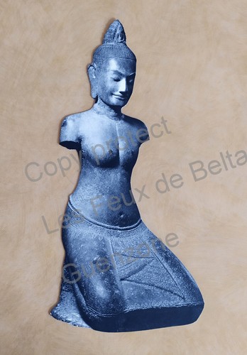 Statue art khmer - art,