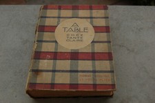 Ancien livre de cuisine A TABLE CHEZ TANTE CLAIRE bonne cuisine et petits plats