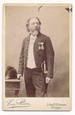 Jules BRETON peintre photo photographie albumine académicien Eugène Pirou