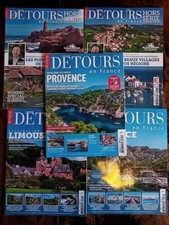 Détours en France - lot de 5 magasines - voir liste