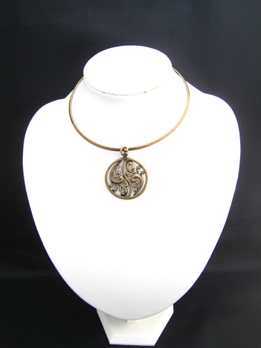 Collier torque pendentif - collier,