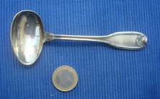 B35 Rare Cuillère à Bouillie Argent Massif Maison ODIOT 35gr env Coquille