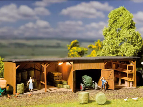 Faller hangar agricole avec - faller,