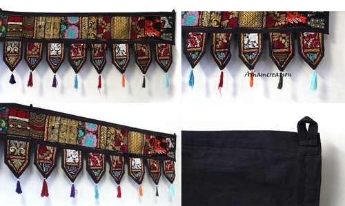 Cotton patchwork toran door - cotton,