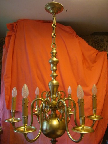 Lustre hollandais bronze - lustre,