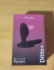 we-vibe ditto+, plug prostatique, diamètre 35mm, 88mm de long, bluetooth 