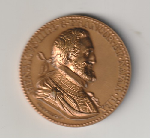 Médaille henri dieu nous - henri,