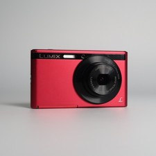 Panasonic LUMIX DMC-XS1 Digital Camera Red 16.1 Mp, Case, Sd Card | Refurbished 