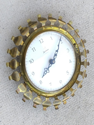 Pendule design vintage laiton - design,