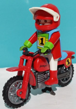 Playmobil -- Pièce de rechange -- Motocross 3754 --