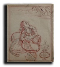 Adorable peinture miniature