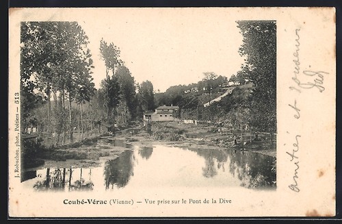 Cpa couhé vérac vue - cpa, prise