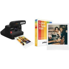 Polaroid Flip Noir + Pack De Film Couleur (8 Photos Incluses)