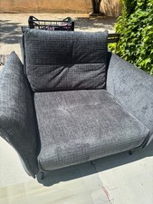Fauteuil Loveseat - Marque H&H - modèle Modène - gris - neuf 
