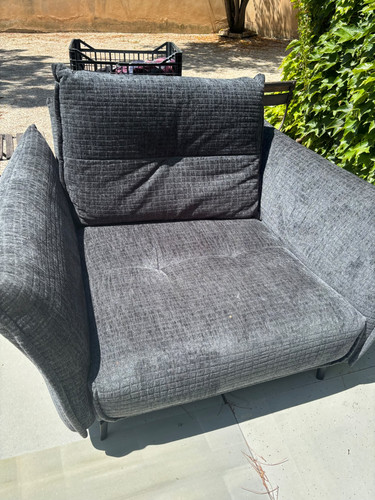 Fauteuil loveseat marque h - fauteuil,