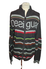 GILET VESTE ZIPPEE MULTICO  °°°   DESIGUAL  °°° H/F . TAILLE S   