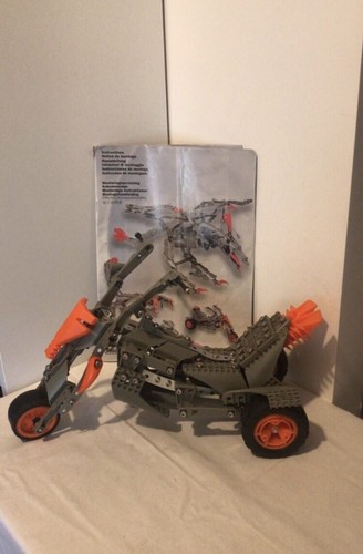 Meccano réf 9902 - moto, gris