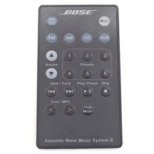 (Défectueux) Bose-Acoustic Wave Music System II Télécommande Black Original 