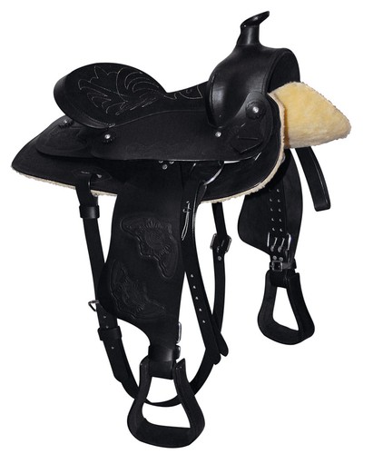Selle western cuir bon - western,
