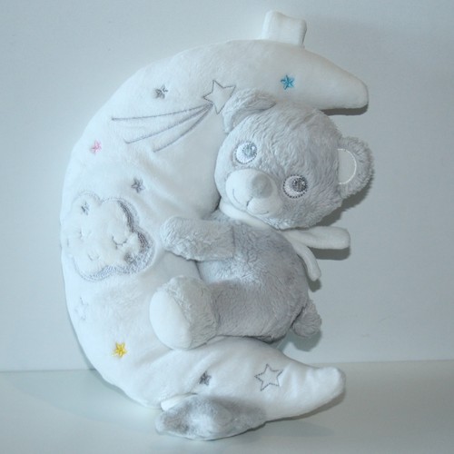 Doudou ours lune mots - doudou,