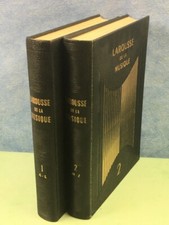 Larousse de la musique en 2 volumes 1957