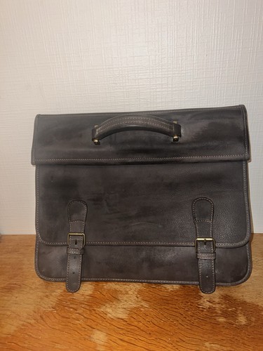 Ancienne sacoche cuir - ancienne, en