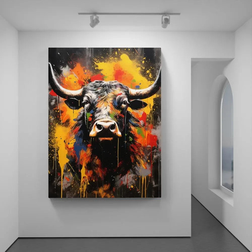 Tableau pop art animaux - pop,