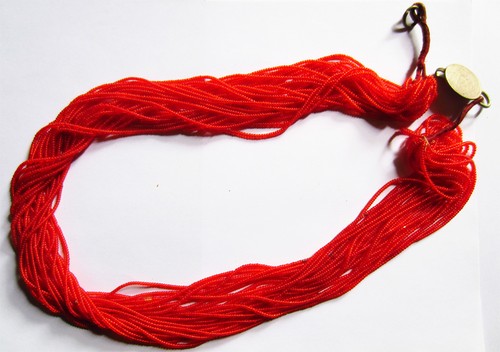 Rare long collier newar rouge - rare,