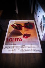LOLITA ? Stanley Kubrick Large French Vintage Movie Poster Original R1989