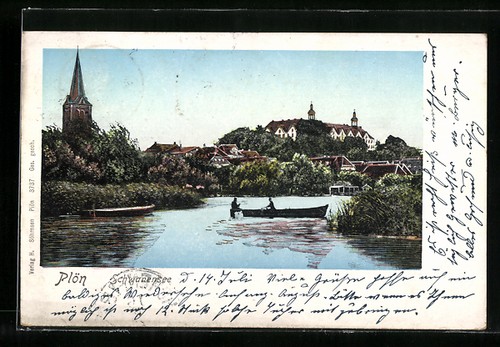 Carte postale dorée - , plön