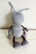 NICI doudou peluche insecte fourmi grise
