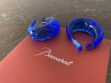 Boucle d'oreille créole bleu