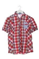 SPORTALM Chemise à manches courtes Dames Chemise T EU 36 rouge-noir-blanc