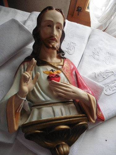 Ancien buste jesus christ - buste,