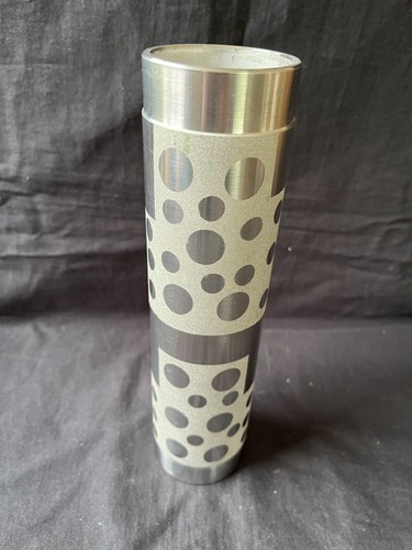 Vase acier tourné sur tour - en,