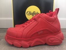 Womens Red Vegan Buffalo Corin