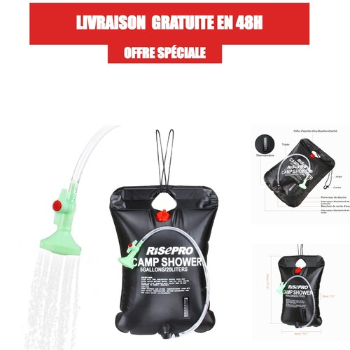 Sac douche solaire - douche, 20l