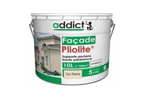 Peinture mur façade résine pliolite Ton pierre 10L ADDICT supports anciens haute