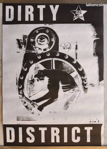 Affiche concert rock dirty - -,