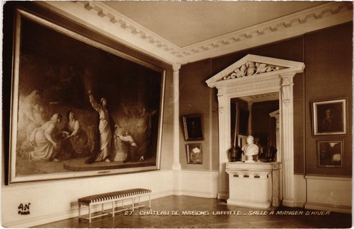 Cpa maison lafitte - cpa, chateau