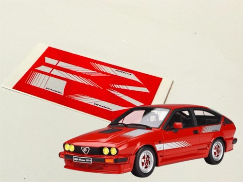 Décalcomanies alfa romeo - alfa, gtv