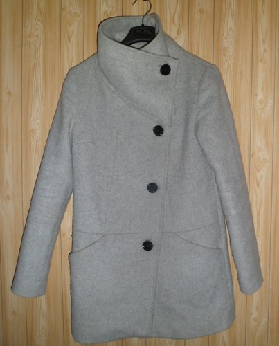 Manteau gris clair bershka - manteau,